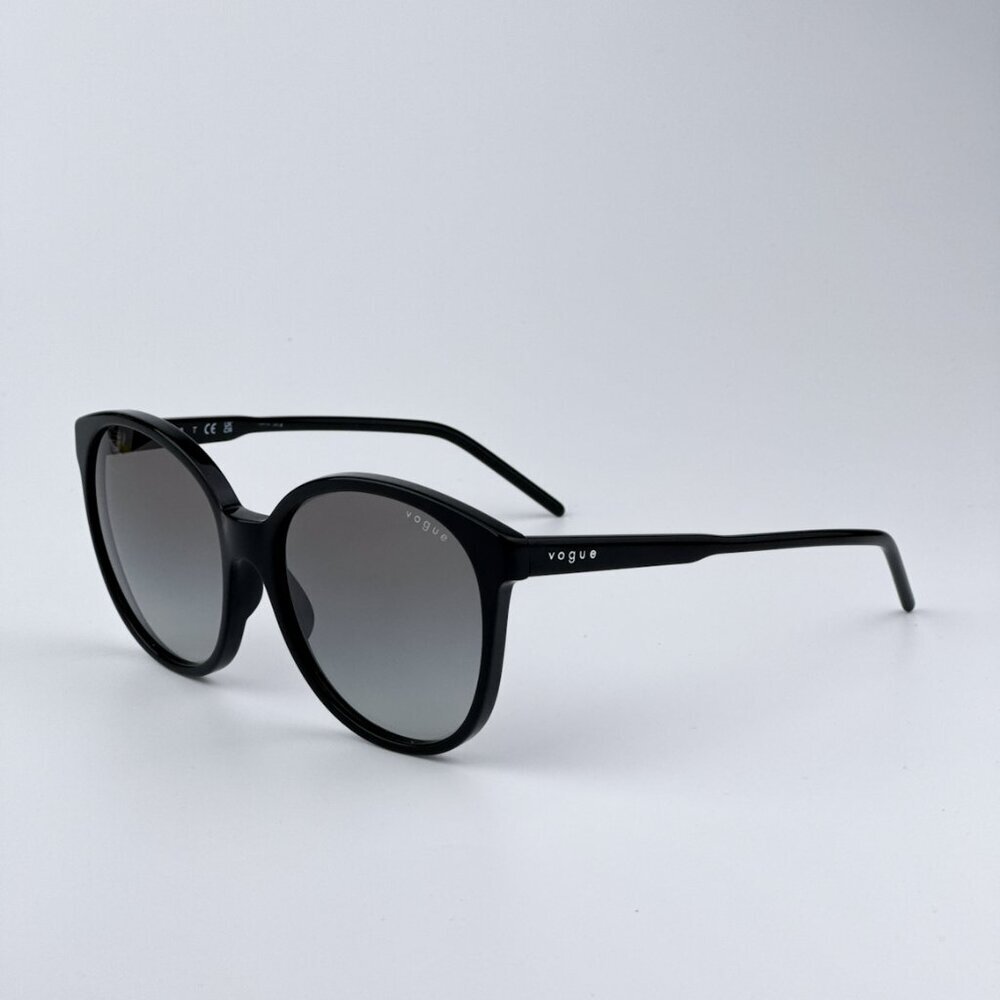 Vogue Women  BRAND NEW Sunglasses Black Grey Gradient Butterfly VO5509S W44/1156